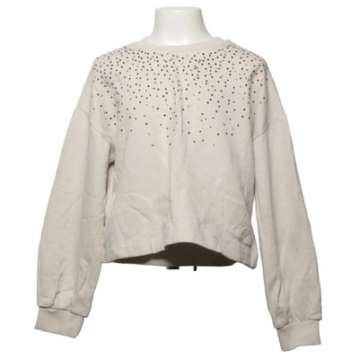 Mango, Sweatshirt, Größe: 140, Beige, Baumwolle, Gepunktet, Sweat, Mädchen #Dt5