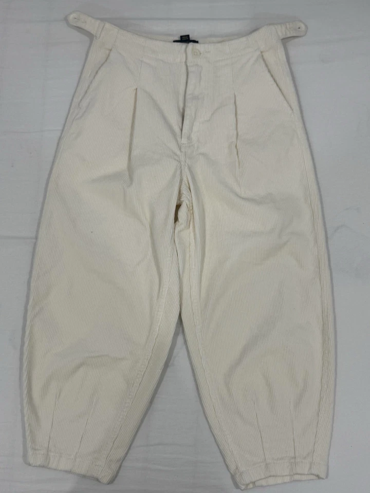 Polo Ralph Lauren Niñas 8 Pana Zanahoria Jean Pantalones Marfil Cintura Alta Nuevos sin Etiquetas Foto 3 de 4