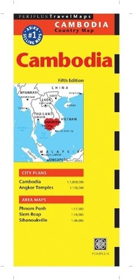 Periplus Editors Cambodia Travel Map Fifth Edition (Map) (US IMPORT)