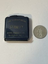 Vintage STANLEY Home Products Pocket Hat Clothes Brush Folding Travel Case