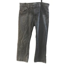 FLYPAPER Jeans Mens 38x30 Denim Relaxed Fit Blue Distressed Stylish Everyday