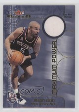 2001-02 Fleer Maximum Power Game-Worn Warm-Ups Jason Kidd HOF 05fy
