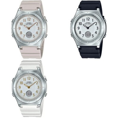 Casio Wave Ceptor Funk Solar Uhr LWA-M145 Damen Beige Schwarz Weiß Fr Japan