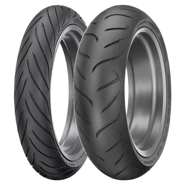 TYRE PAIR DUNLOP 120/70-17 (58W) + 160/60-17 (69W) ROADSMART 2