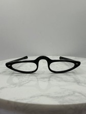 VTG Christian Frames Italy Cat Eye Eyeglass Frames Black Harlequin Style 5 1/2"