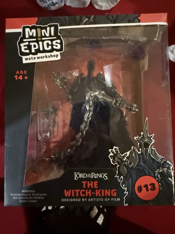 Mini Epics Weta Workshop Lord of The Rings The Witch King Collectible Figure New
