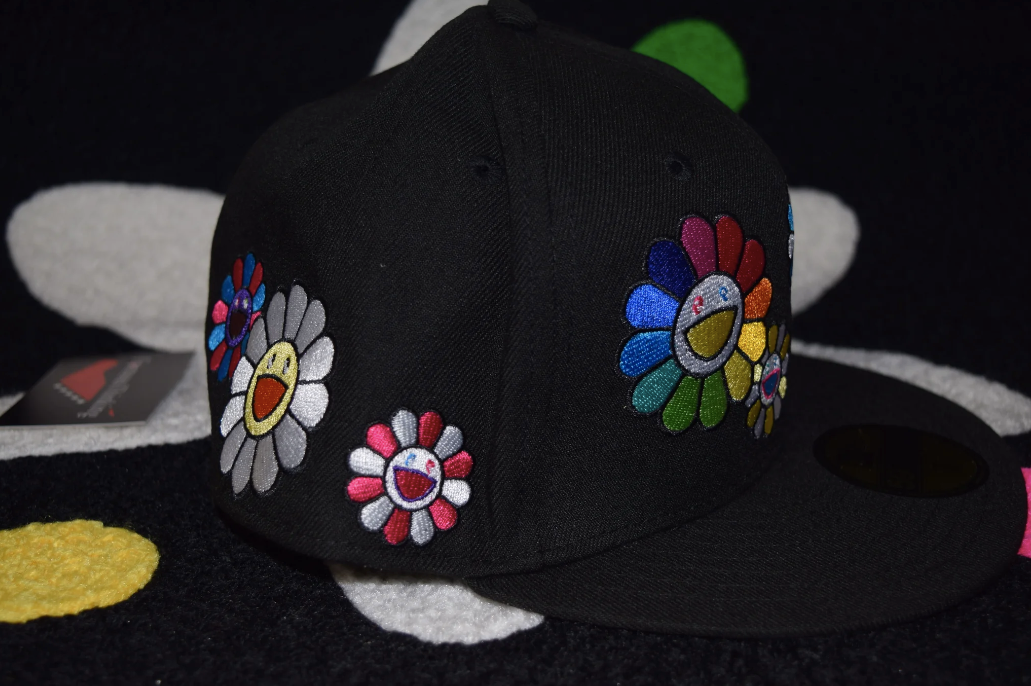 Takashi Murakami X New Era Flower Fitted Hat 7 1/4 59Fifty RARE