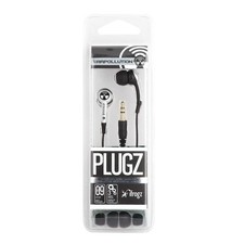 NEW iFrogz EarPollution EAR PLUGS with Mic in White