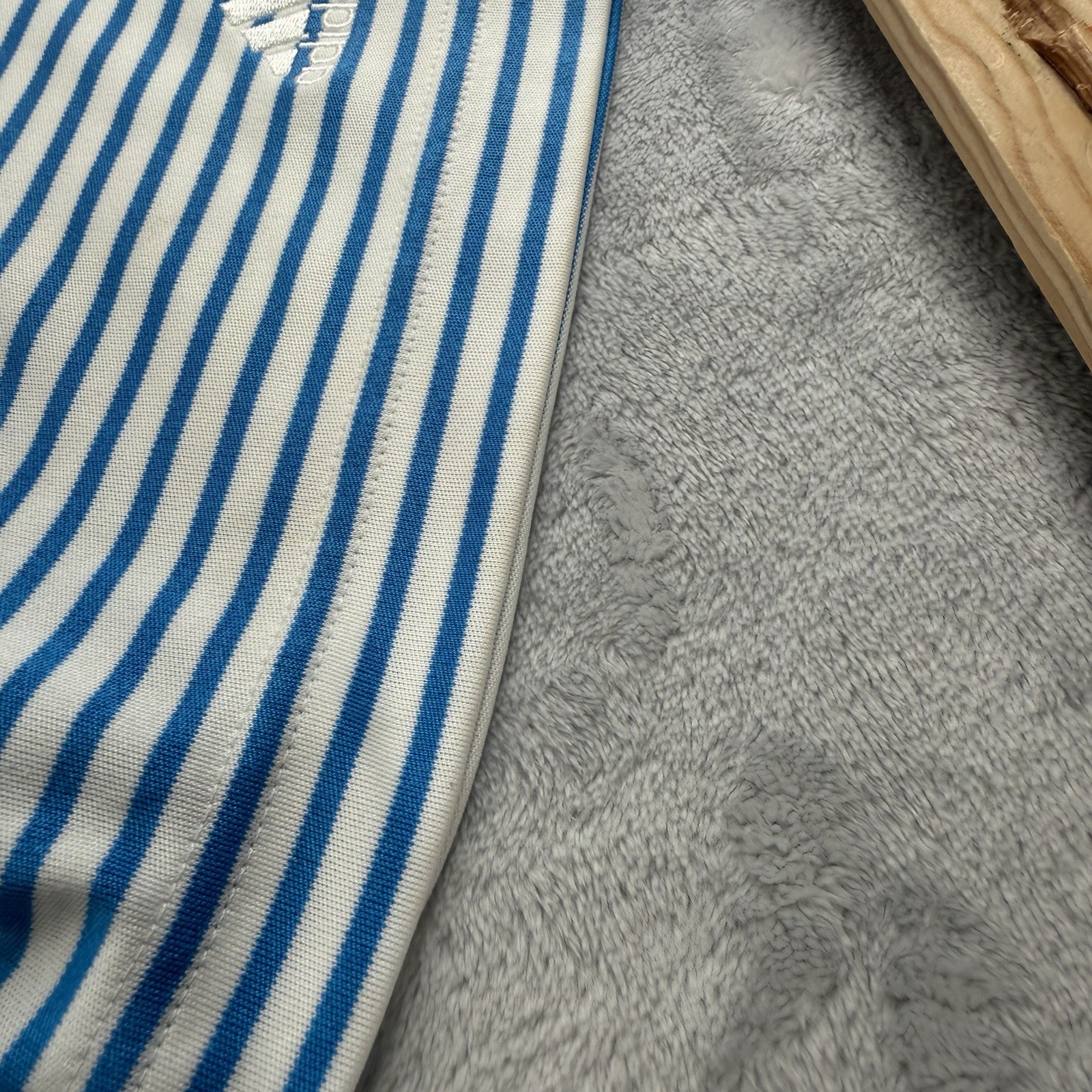 Pinehurst By Adidas Shirt Mens XL Blue Striped Golf Polo Performance Stretch thumbnail 5