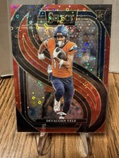 2024 Select Prizm Red Disco #150 Devaughn Vele RC ROOKIE /49 BRONCOS Saints
