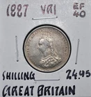 1887 Great Britain Shilling