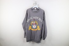 Vtg 90s Streetwear Mens S Distressed Trocadero Paris Eiffel Tower Sweatshirt USA