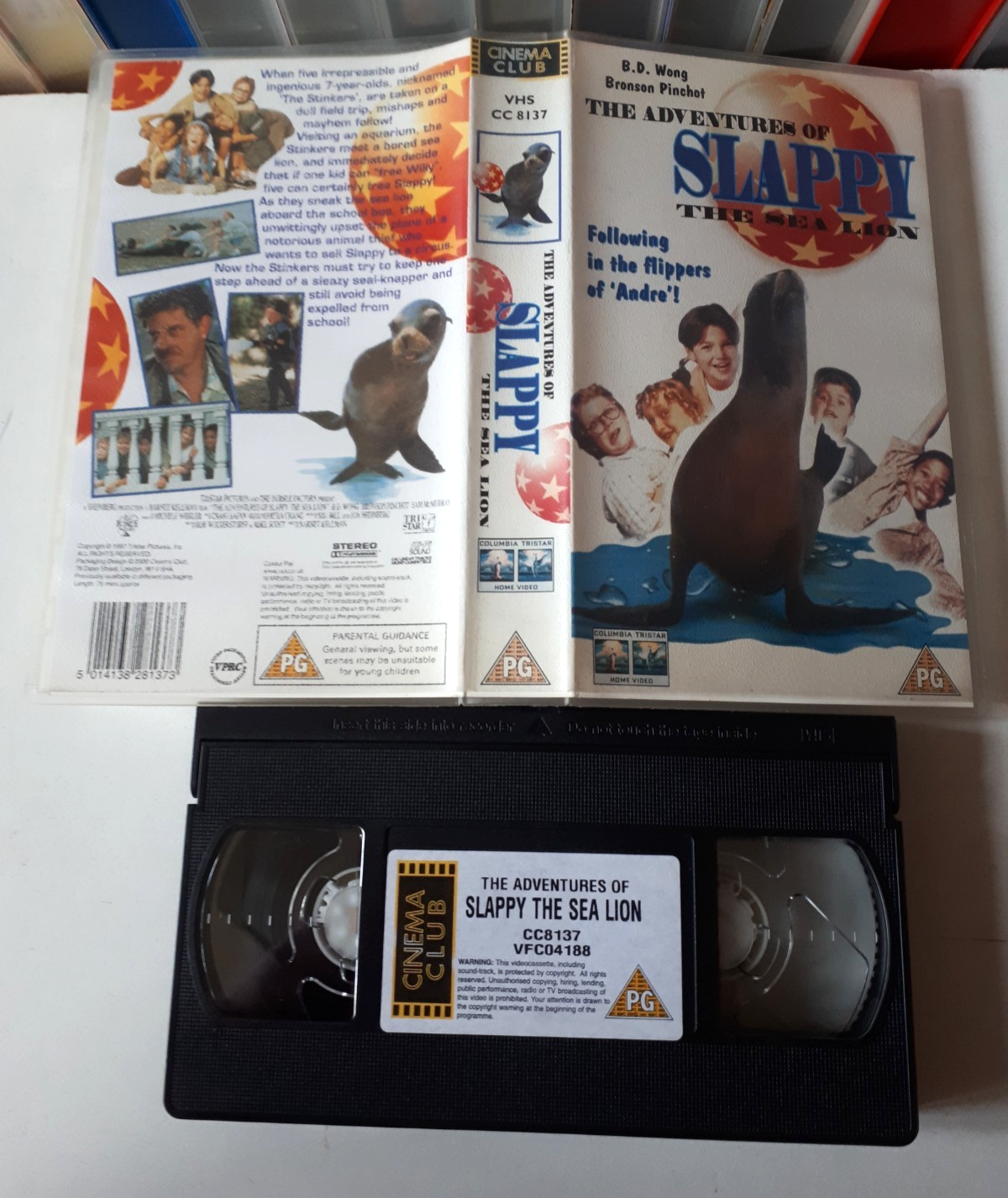 the adventures of Slappy the sea lion 1998 and the stinkers VHS video cassette