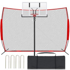 20 x 10 ft Basketball Net Catcher Backstop Net Sports Barrier Nets for Backya...