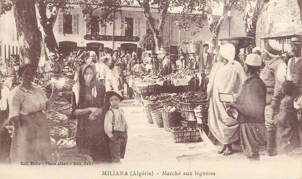 Argelia Miliana mercado de verduras