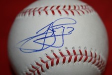 JAMES LONEY AUTOGRAPHED SIGNED MAJOR LEAGUE BASEBALL OML DODGERS COA