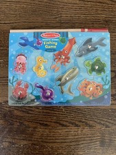 Melissa  Doug Fishing Magnetic Puzzle Game Sea Animals SEALED