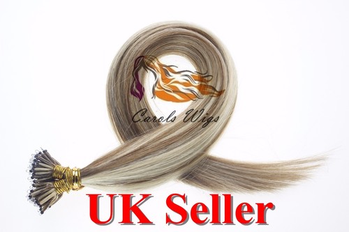 Beste Qualität 16" 1g 8A* Nano Ring doppelt gezeichnet armenisch Echthaarverlängerungen UK - Bild 53 von 65