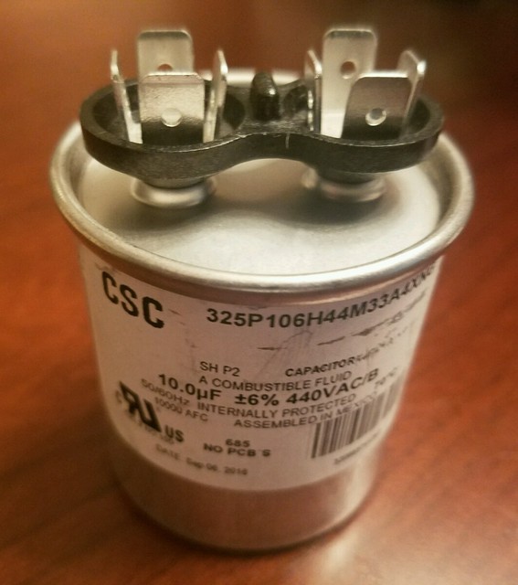CSC CAPACITOR 10 MF 440 VAC 50/60 HZ eBay
