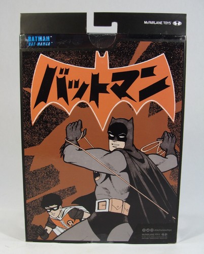 McFARLANE TOYS DC MULTIVERSE BATMAN MANGA EDICIÓN PLATINO SIN USAR, EN CAJA - Imagen 2 de 4