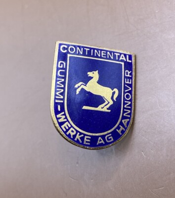 Continental Gummi-Werke AG Hannover Abzeichen Anstecknadel alt Emaille 25x20mm