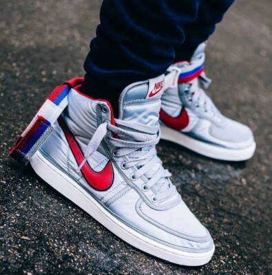 Nike Vandal High X Supreme Qs Og AH8652-001 Metallic Silver