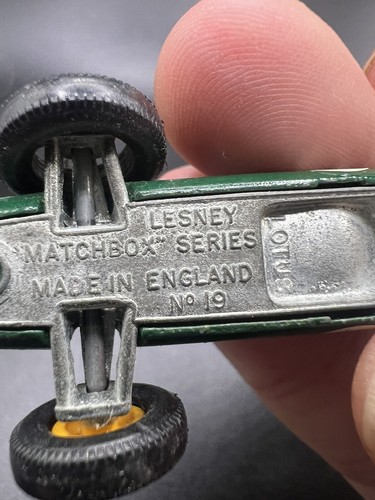 1960s Matchbox | No 19 | Lotus Racing Car | Made by Lesney - Picture 7 of 8