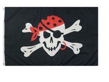 One Eyed Jack Pirate Flag 3x5ft Pirate Boat Flag Jolly Roger Skull Flag