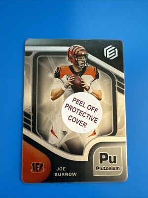 2021 PANINI ELEMENTS JOE BURROW #6   PLUTONIUM  21/94 SP