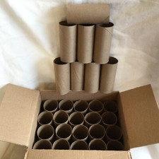 28 Empty Toilet Paper Rolls Cardboard Tubes for Arts Crafts School Projects