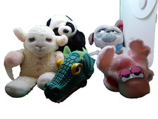 Pocahontas dog Pig Panda alligator Sheri Lewis Lamb Chop lot 5 plush hand puppet