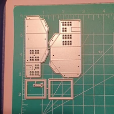 Universal Thin Metal Die Cut Tool Tiny house village ornament Christmas Hallowee