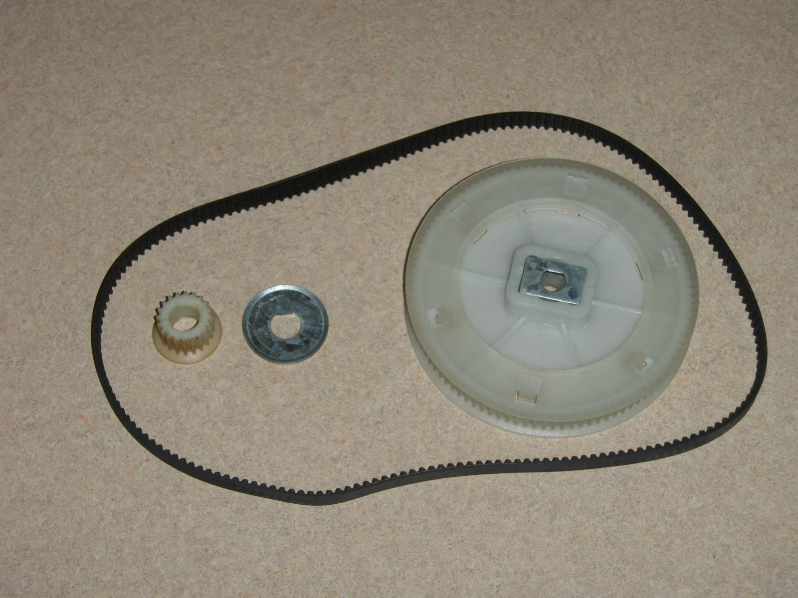 Belt + Gear Set for version with tensioner in Kenmore Bread Maker 48480 KTR2205