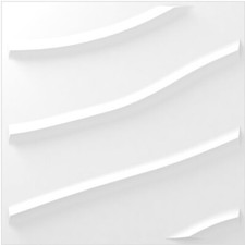 12 Tiles 3D Wall Panels PVC Tiles Textured Bricks Art Design 19.6" x 19.6"