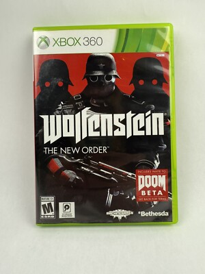 Wolfenstein: The New Order (Microsoft Xbox 360, 2014) Tested CIB EUC *Free Ship*