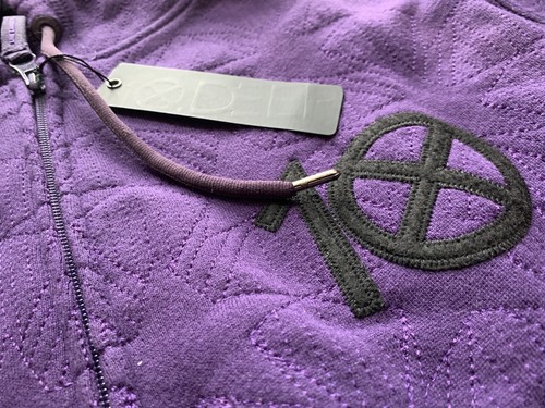 New 10 DEEP Full Zip Hoodie Sweatshirt Jacket Purple Sz M Medium - Picture 8 of 12