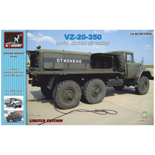 Armory AR M72304b Scale 1/72VZ20-350 Soviet airfield air tankeron ZiL131 chassis - Bild 6 von 12