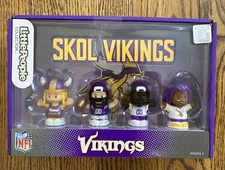 Little People Collector  NFL SKOL Minnesota Viking Figure Set NEW