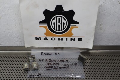 Arrow-M NF4-2M-48V-9 Relays 3200Ohms New Old Stock (Lot of 4)
