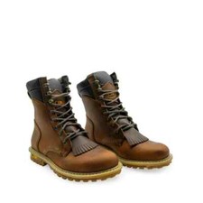 Botas de Trabajo CEBU TK Lacer Punta Suave 8" Para Hombre Cuero Elle Suela Corta Duradera