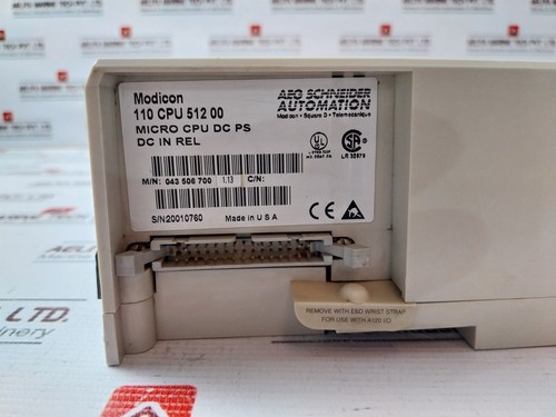 AEG 110 Cpu 512 00 Plc Controller 24vdc - Picture 6 of 13