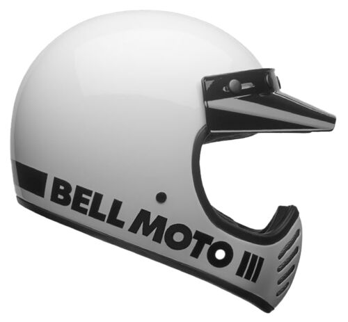 Bell Moto-3 Classic Motorcycle Helmet White