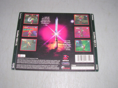 Excalibur 2555 AD (Playstation 1 PSX PS1) Original Cover Art Box Insert