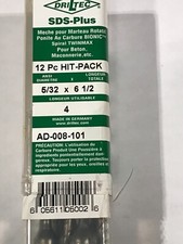Hammer Drill  bits - 5/32"  x  6 1/2" - SDS Plus-DrilTec AD-008-101