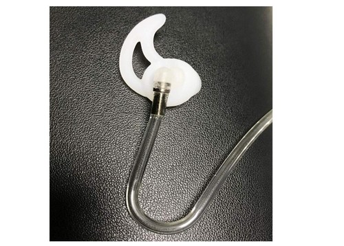 Silicone Fin Ear Mold for Two Way Radio Earpiece Replacement Earmold Earbud Tips - Zdjęcie 3 z 8