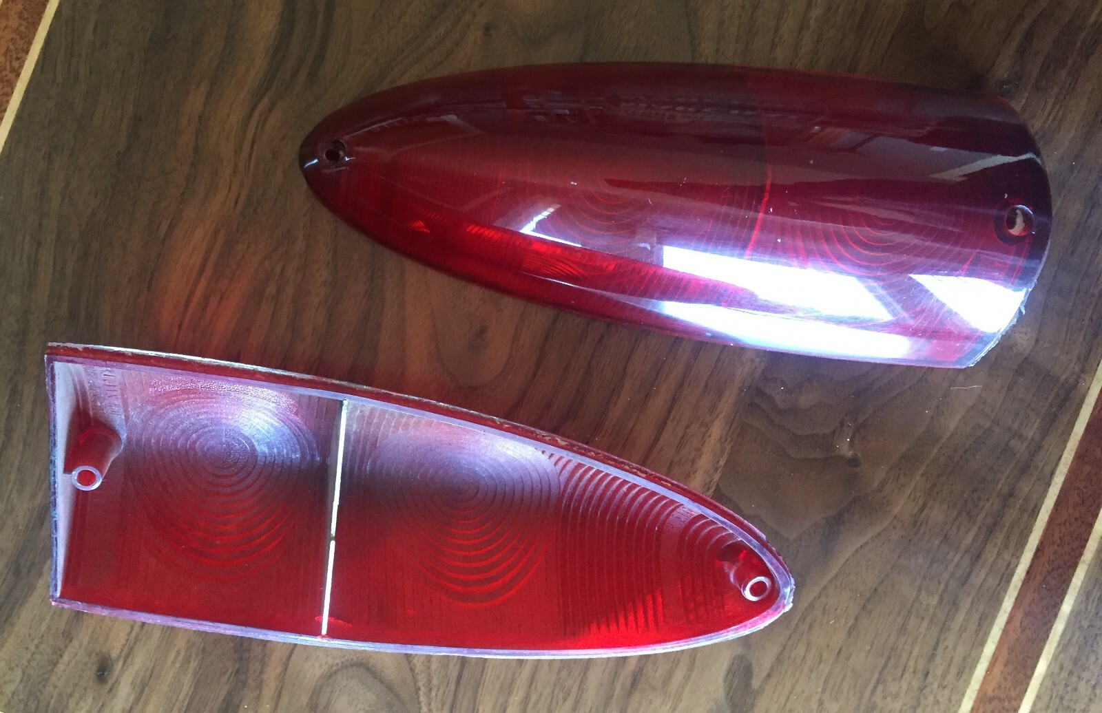 original Ferrari 250 GTE / 330 America Rear Tail Light Lens - PAIR!
