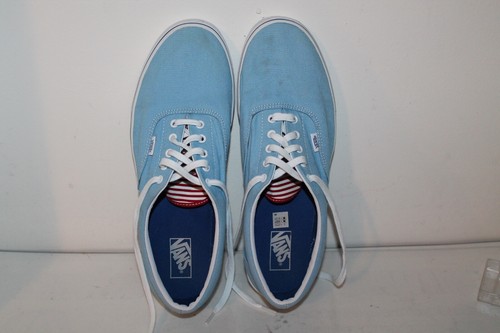 Vans ERA Deck Club Casual Sneakers, 500714 Light Blue/Red/White, Men's Size 15 - Picture 3 of 5