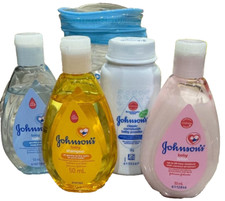 2 Packs Johnson's Baby Travel Kit Baby Shampoo, Bath ,Powder and Lotion 50ml/g