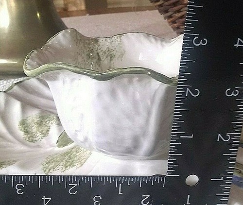 VINTAGE HANDCRAFTED DIPPING PLATTER BY LOS ANGELES POTTERIES 1960'S - Picture 6 of 11