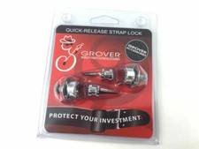 Grover GP800C Quick Release Strap Locks, Chrome Set of 2
